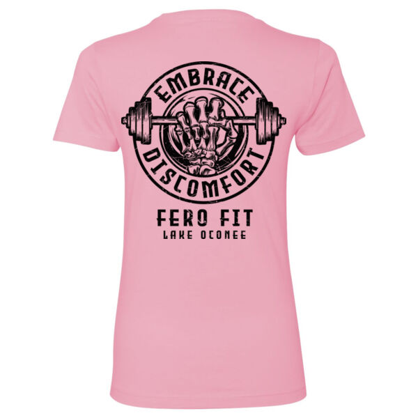 EMBRACE DISCOMFORT - WOMEN'S FITTED T-SHIRT - NX4S9K Thumbnail