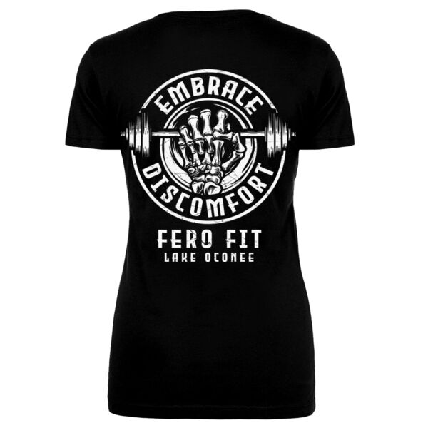 EMBRACE DISCOMFORT - WOMEN'S FITTED T-SHIRT - 7P63G2 Thumbnail