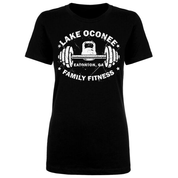 VINTAGE KETTLE AND BARBELL - WOMEN'S FITTED T-SHIRT - $4WPXVN$ Thumbnail